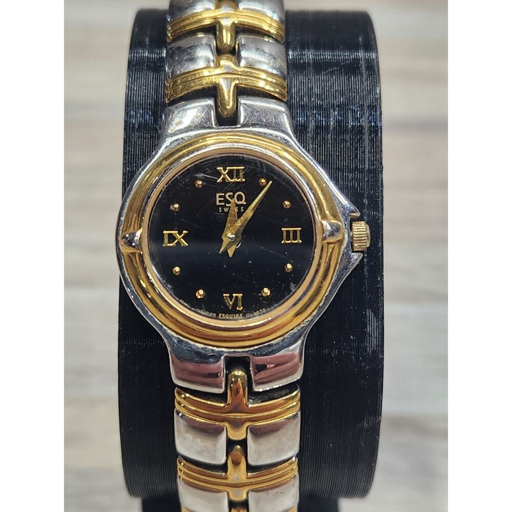 ESQ Esquire Swiss Ladies Two tone Watch Quartz, Working
